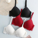 Underwear&sleepwear basics 3 piezas sujetadores con aro interior no desmontable y acolchados con copa 3/4 para mujeres