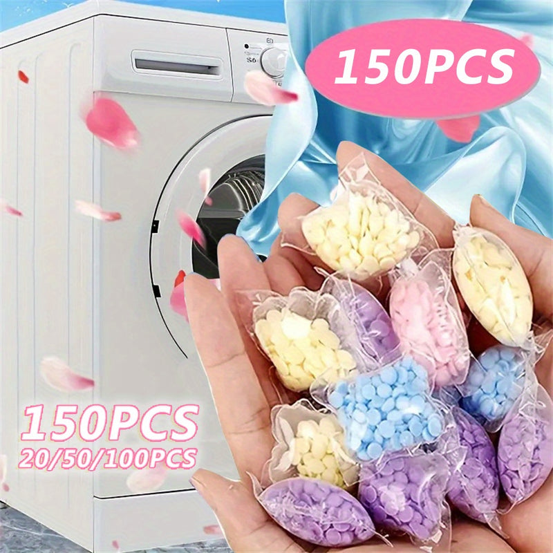 150/100/50/20 perlas, perlas aromatizantes para lavandería, perlas aromáticas multiusos para lavar ropa, aroma duradero, para casa, residencia o viaje, suministros para lavado de ropa