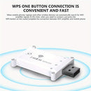Amplificador de WiFi Doble Banda, 1 ud Repetidor de WiFi de Doble Banda Ourlife, Amplificador de Señal 5GHz y 2.4GHz con WPS, Modo AP, Control Remoto, No Resistente al Agua