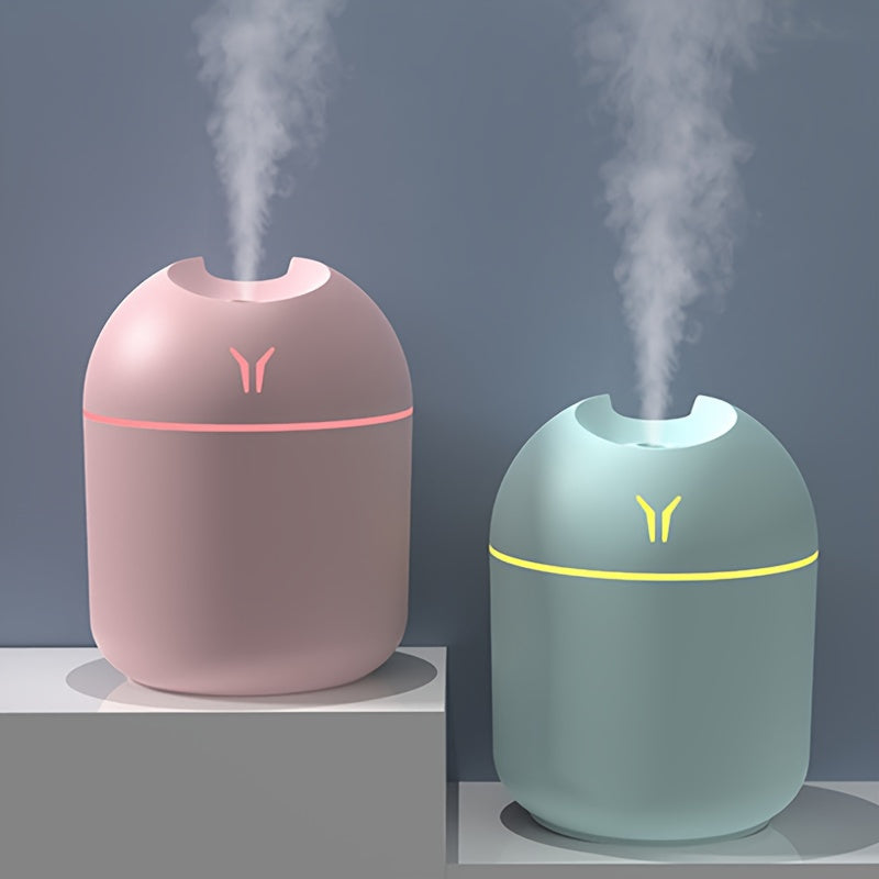 1pc Difusor de Aroma y Humidificador, Alimentado por USB, 36V o menos, Aire Fresco para la Habitación, Nutrición de Plantas, Niebla Fría, Luz Nocturna, Funcionamiento Silencioso, Ideal para el Hogar, la Oficina, el Dormitorio
