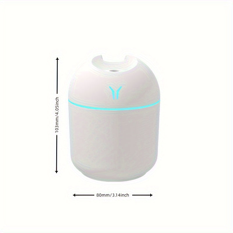 1pc Difusor de Aroma y Humidificador, Alimentado por USB, 36V o menos, Aire Fresco para la Habitación, Nutrición de Plantas, Niebla Fría, Luz Nocturna, Funcionamiento Silencioso, Ideal para el Hogar, la Oficina, el Dormitorio