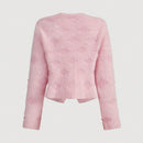 Aveloria rosie elegante y chic cardigan suelto con adorno de strass esponjoso