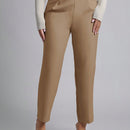 Petite pantalones de pana para mujer con cintura elastica en la parte trasera, apropiados para otono e invierno