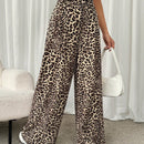 Ezwear 1 pieza pantalones de pierna recta con estampado degradado de aceite de moda