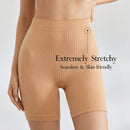 Leisure shorts de ciclismo de ajuste cenido, de unicolor, de verano, informales y sin costuras