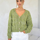 Forever 21 cardigan corto informal de mezcla para mujer, otono/invierno