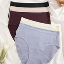 Finetoo set de 5 calzoncillos de mujer de unicolor, comodos y sin costuras