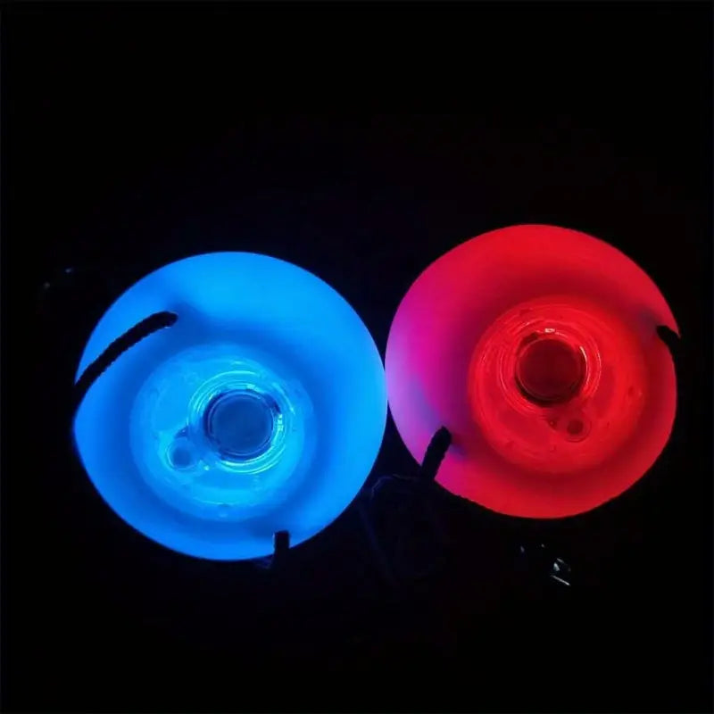 1pc Bola Luminosa LED con Cubierta Desmontable, Alimentada por Batería (≤ 36V), No Recargable, Emisión de Luz Azul Giratoria, Ideal para Principiantes y Profesionales, Perfecta para Fiestas y Celebraciones Festivas