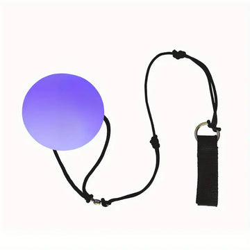 1pc Bola Luminosa LED con Cubierta Desmontable, Alimentada por Batería (≤ 36V), No Recargable, Emisión de Luz Azul Giratoria, Ideal para Principiantes y Profesionales, Perfecta para Fiestas y Celebraciones Festivas