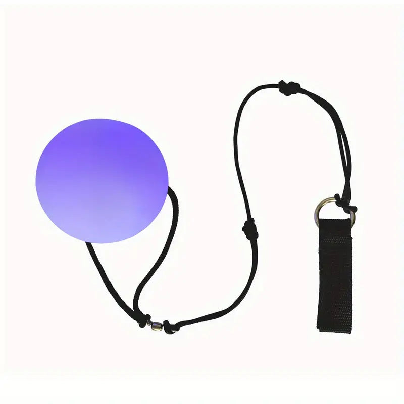 1pc Bola Luminosa LED con Cubierta Desmontable, Alimentada por Batería (≤ 36V), No Recargable, Emisión de Luz Azul Giratoria, Ideal para Principiantes y Profesionales, Perfecta para Fiestas y Celebraciones Festivas