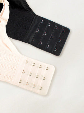 2 piezas sujetador sin aros de acero con costuras invisibles, sin aro, recogido, comodo para mujer
