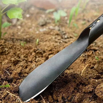 Dos palas de jardín de metal - Herramientas manuales para cavar, trasplantar, plantar y desmalezar
