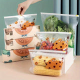 Bolsas de almacenamiento de alimentos festivos: material PE+PA, perfectas para organizar tu refrigerador.