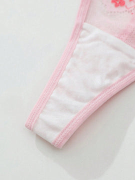 3 piezas/set tanga de encaje de moda
