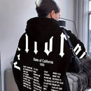 Essnce sudadera con capucha de ajuste holgado y cordon, con estampado de lema, para mujer, para otono/invierno