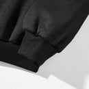 Ezwear sudadera informal tipo streetwear con lema, con corte holgado, estampado negro y rosa, para mujer, otono invierno