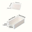 Caja de organizador de cables de plástico con 7 baúles de almacenamiento transparentes - No impermeable, gestión de cables de escritorio multifuncional, organización de cables de carga y accesorios con devanaderas