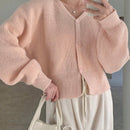 Dazy cardigan de botones de color liso para mujer, informal para uso diario, otono