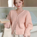 Dazy cardigan de botones de color liso para mujer, informal para uso diario, otono