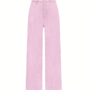 Pantalones anchos y sueltos de estilo callejero para mujeres