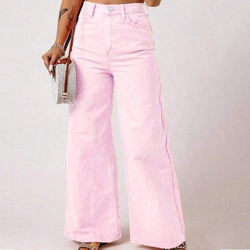 Pantalones anchos y sueltos de estilo callejero para mujeres