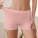 Shorts de seguridad de unicolor y simple para mujer, uso diario casual