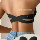 Sujetador negro brillante con tazas sexys para nina, sujetador con aros semi-comodo con aros push-up, tiras de sujetador versatiles para uso diario, sujetador sensorial