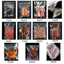 Bolsas de Almacenamiento de Alimentos al Vacío a Prueba de Fugas - 500cm de Largo, Múltiples Tamaños (12/15/17/20/22/25/28cm) - Herméticas y Reutilizables para la Frescura, Organización de Cocina que Ahorra Espacio
