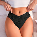 Underwear&sleepwear basics juego de 3 tangas sexis de encaje multicolores para mujer