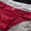 3 piezas/set bragas ajustables para mujeres con diseno romantico y ribete de encaje sexy