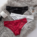 3 piezas/set bragas ajustables para mujeres con diseno romantico y ribete de encaje sexy