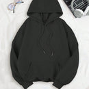 Ezwear sudadera con capucha casual de manga larga con estampado de pentagrama