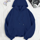 Ezwear sudadera con capucha estampada con estampado de leopardo y pentagrama regular