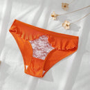 Dorsu 5 piezas bragas de encaje sexy para mujer de tiro medio, ropa interior sin costuras de encaje blanco comodo