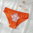 Dorsu 5 piezas bragas de encaje sexy para mujer de tiro medio, ropa interior sin costuras de encaje blanco comodo