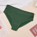 Set de 5 bragas basicas sin costuras, de cintura baja, comodas y transpirables con costilla para mujeres