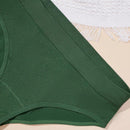 Set de 5 bragas basicas sin costuras, de cintura baja, comodas y transpirables con costilla para mujeres