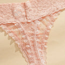5 piezas conjunto de tangas sexy de encaje