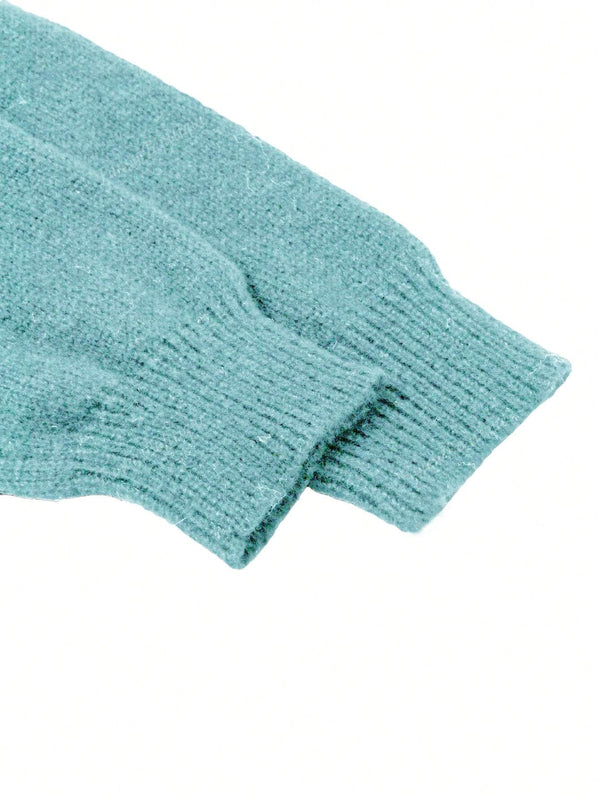 Nuevo cardigan de punto de manga larga informal con cuello en v y abotonado, color negro, para mujeres, adecuado como prenda de abrigo, estilo otono/invierno 2024