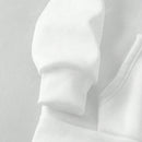 Sudadera con capucha de hombro caido con estampado de eslogan para mujeres