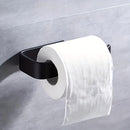 Soporte de papel higiénico de plástico para montar en la pared, instalación sin taladro, estantería colgante para baño, diseño moderno para organización fácil, estantería de pie
