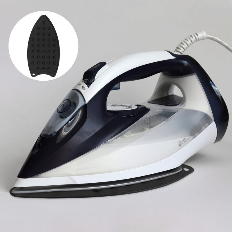 1 pieza de almohadilla de descanso para plancha de silicona, multiusos, resistente al calor, placa de apoyo para plancha, base compacta resistente al vapor para tabla de planchar
