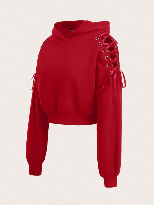 Ezwear capucha halloween con diseno de cordon con ojal de hombros caidos