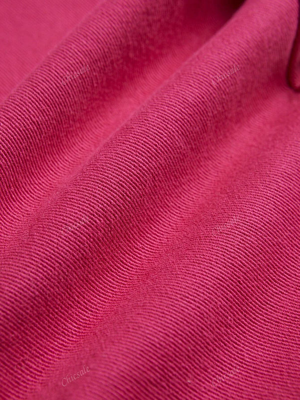 Pantalones ajustados, lineales y elegantes con botones y presillas para el cinturon, con forro termico y elasticos para mujer