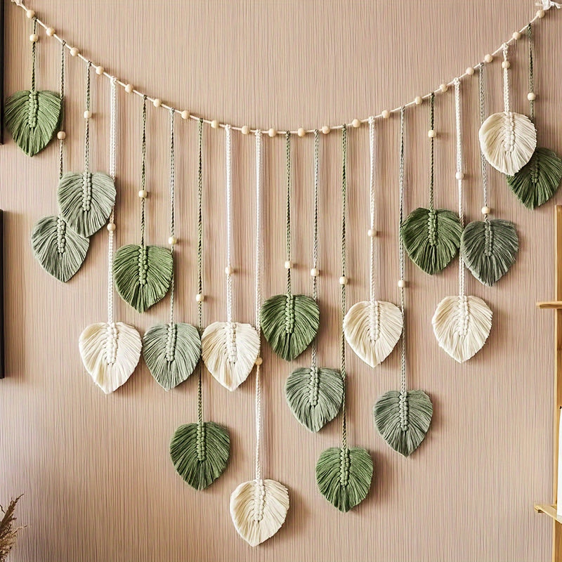 Decoración de pared de caña de abeja Boho Chic - Ligero, duradero y de poliéster, no necesita energía eléctrica - Ideal para dormitorio y sala de estar, estilo de hogar Boho, decoración de hogar Boho