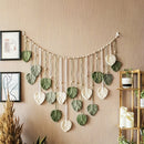 Decoración de pared de caña de abeja Boho Chic - Ligero, duradero y de poliéster, no necesita energía eléctrica - Ideal para dormitorio y sala de estar, estilo de hogar Boho, decoración de hogar Boho