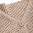 Dazy cardigan de botones de color liso para mujer, informal para uso diario, otono
