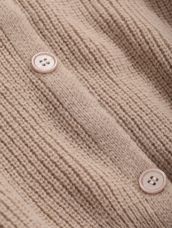 Dazy cardigan de botones de color liso para mujer, informal para uso diario, otono