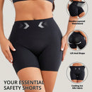 Shorts de seguridad sin costuras tipo boxer para mujer pantalones cortos shapewear control del abdomen bragas moldeadoras debajo de vestidos y faldas shorts tipo boxer ropa interior moldeadora ropa interior deportiva/ciclismo