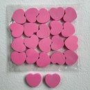 Mini lima de uñas en forma de corazón, herramienta de manicura sin formaldehído, tira de pulido de uñas de plástico no eléctrico, esponja de amor para uñas de las manos y los pies